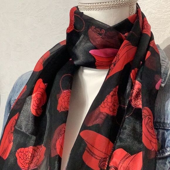 Like new - Stylish satin chiffon - chic elegant - Picture 2 of 4